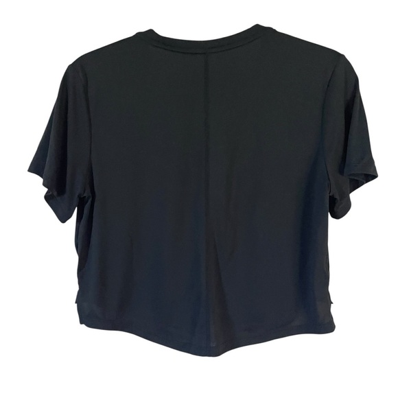 Nike Women's Black Crop Top with Logo Size S - Picture 3 of 4